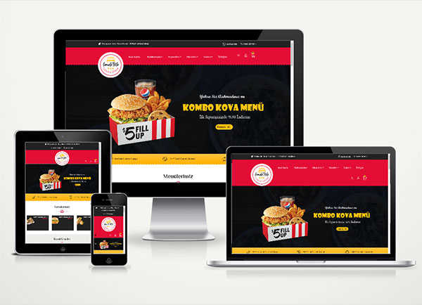 Fast Food Restourant  E-Ticaret Tasarımı